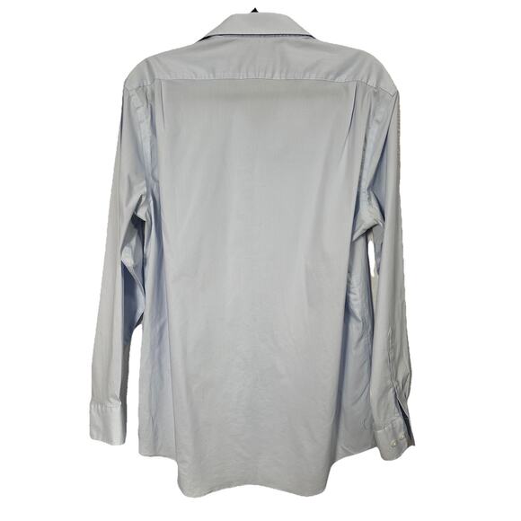 Lauren Ralph Lauren Slim Fit Men's Blue Long Sleeve Button Down Shirt Large 2122 - Picture 2 of 3